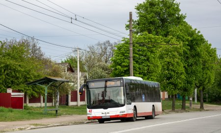 Подаровані Житомиру автобуси MAN виїхали на маршрут №23