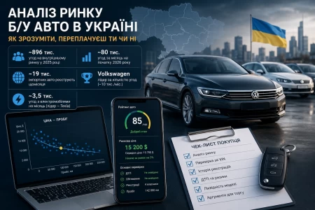 Аналіз ринку б/у авто в Україні: як зрозуміти, переплачуєш ти чи ні