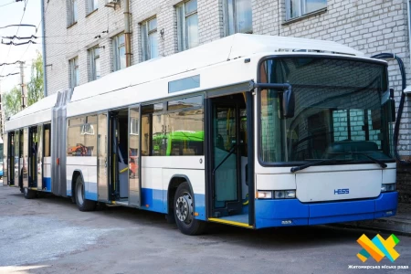 До Житомира прибула перша партія вживаних швейцарських тролейбусів: очікується ще 11